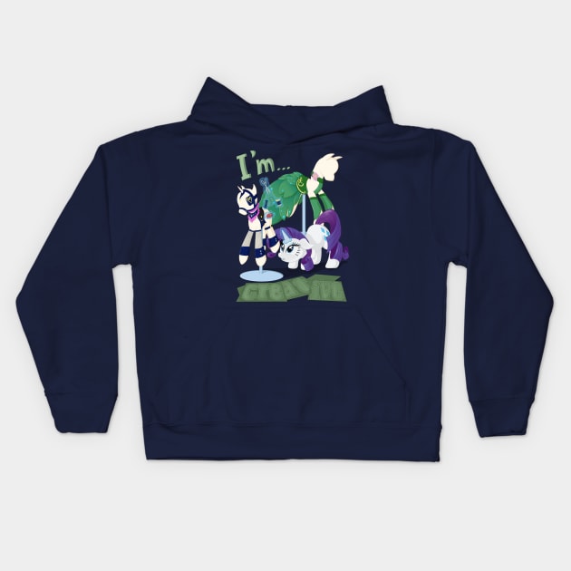 I'm... Rarity Kids Hoodie by Stinkehund